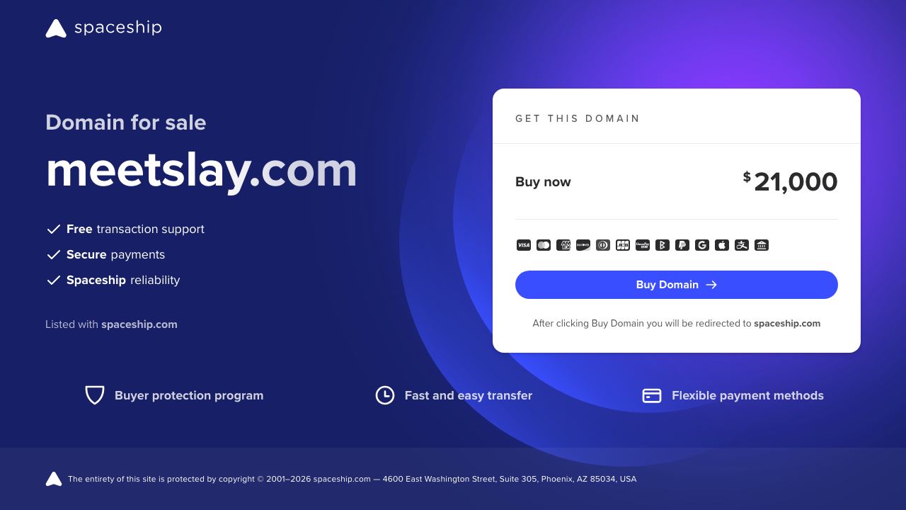 Meetslay.com website screenshot