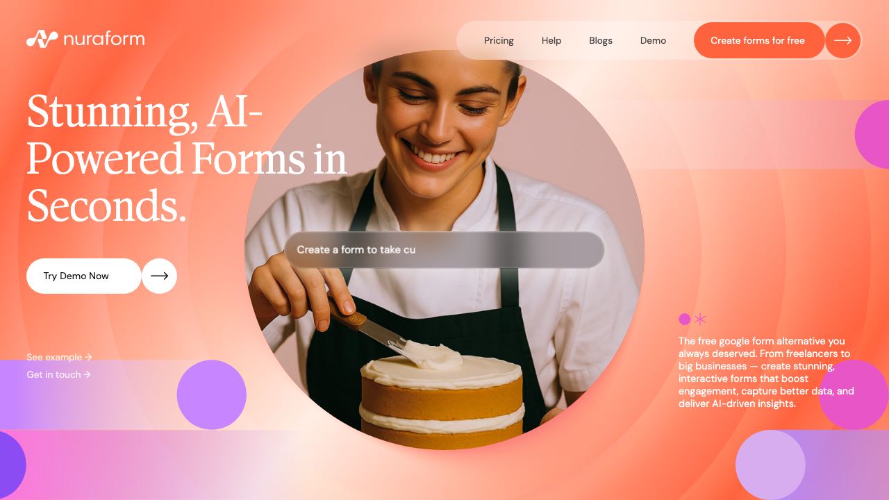 Nuraform 网站截图