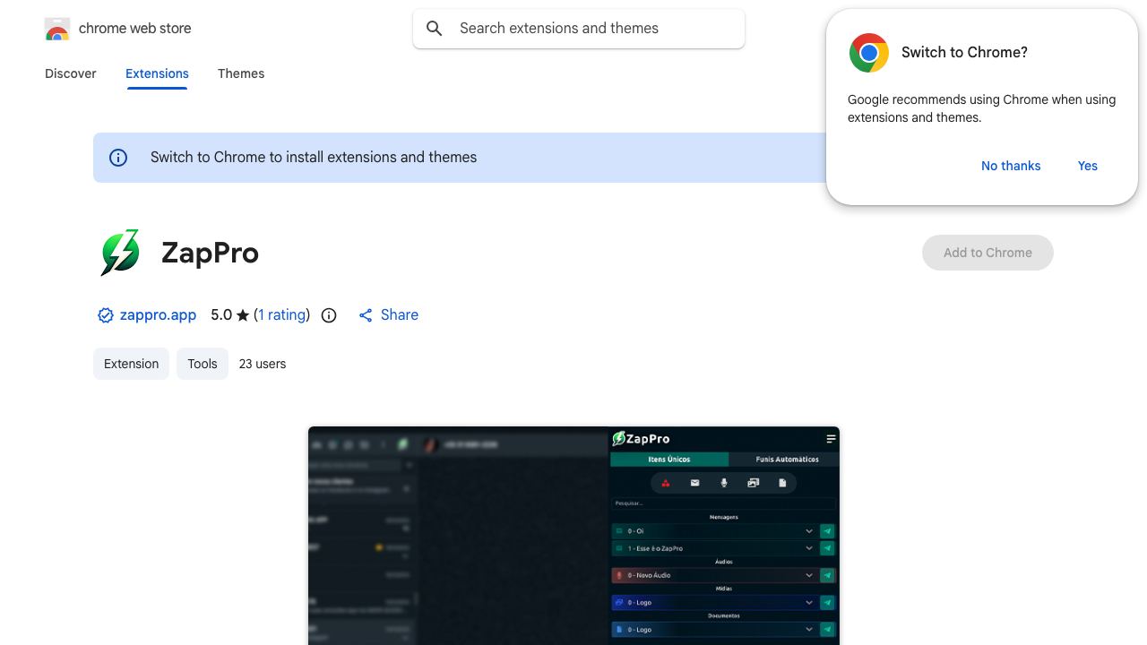 ZapPro 网站截图