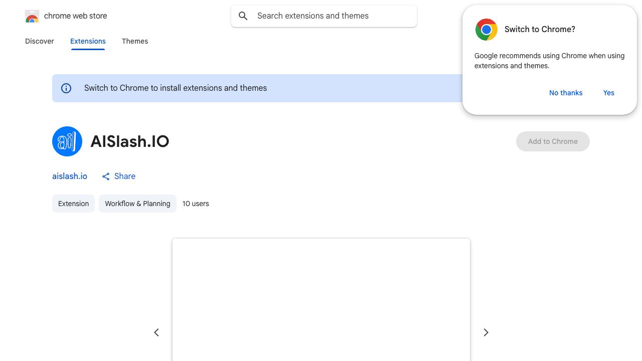 AISlash.IO 网站截图