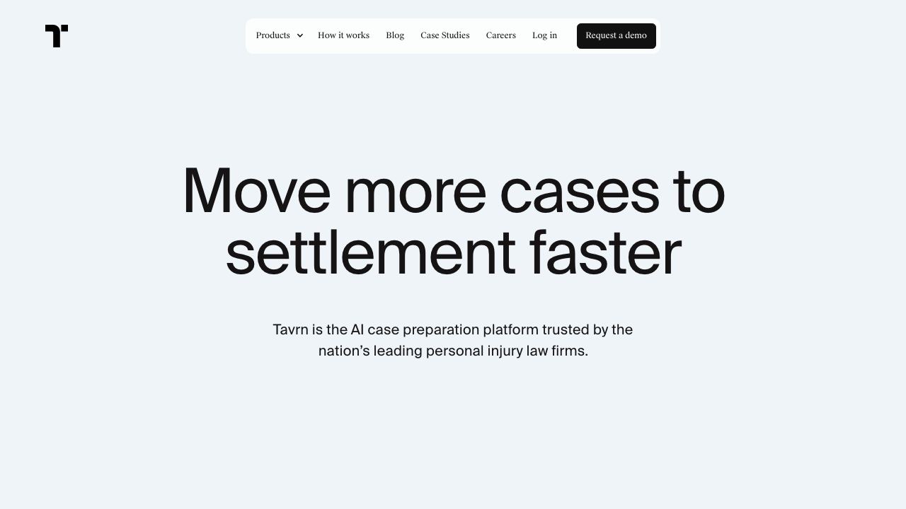 Tavrn website screenshot