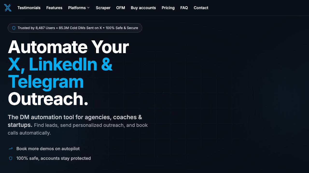Xreacher 网站截图