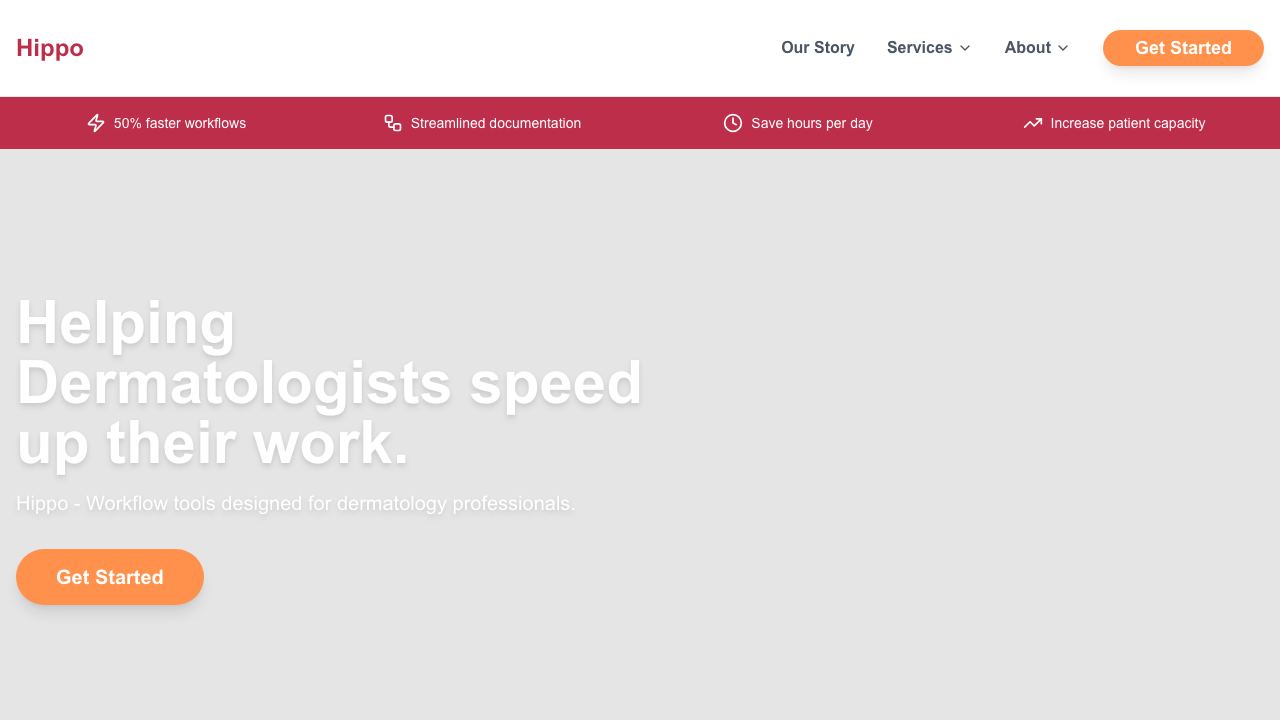 Dermaprotect website screenshot