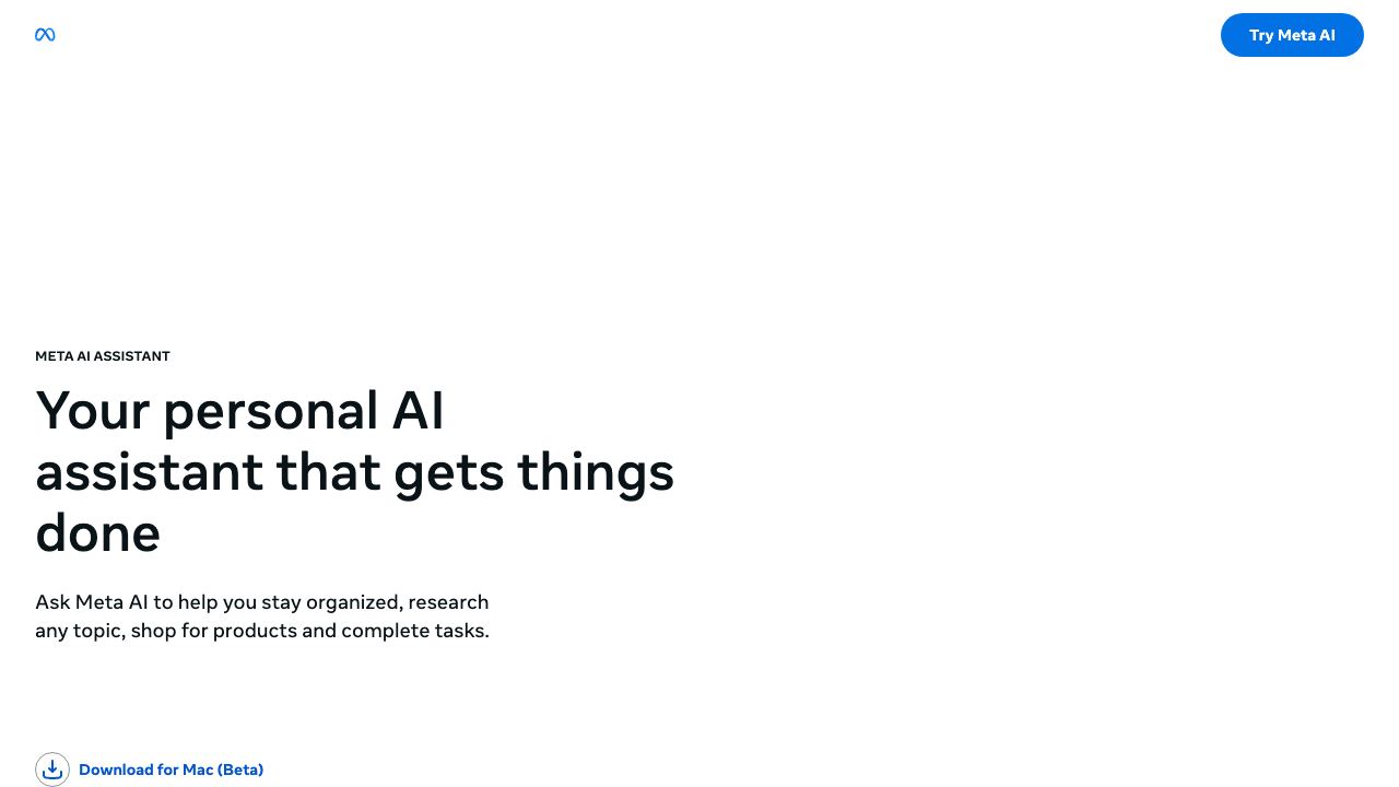 Meta AI Studio 网站截图