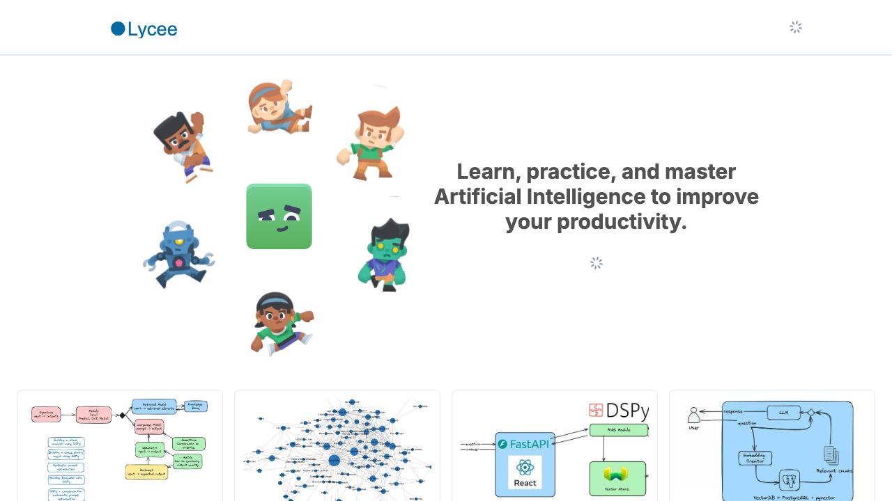 Lycee AI 网站截图