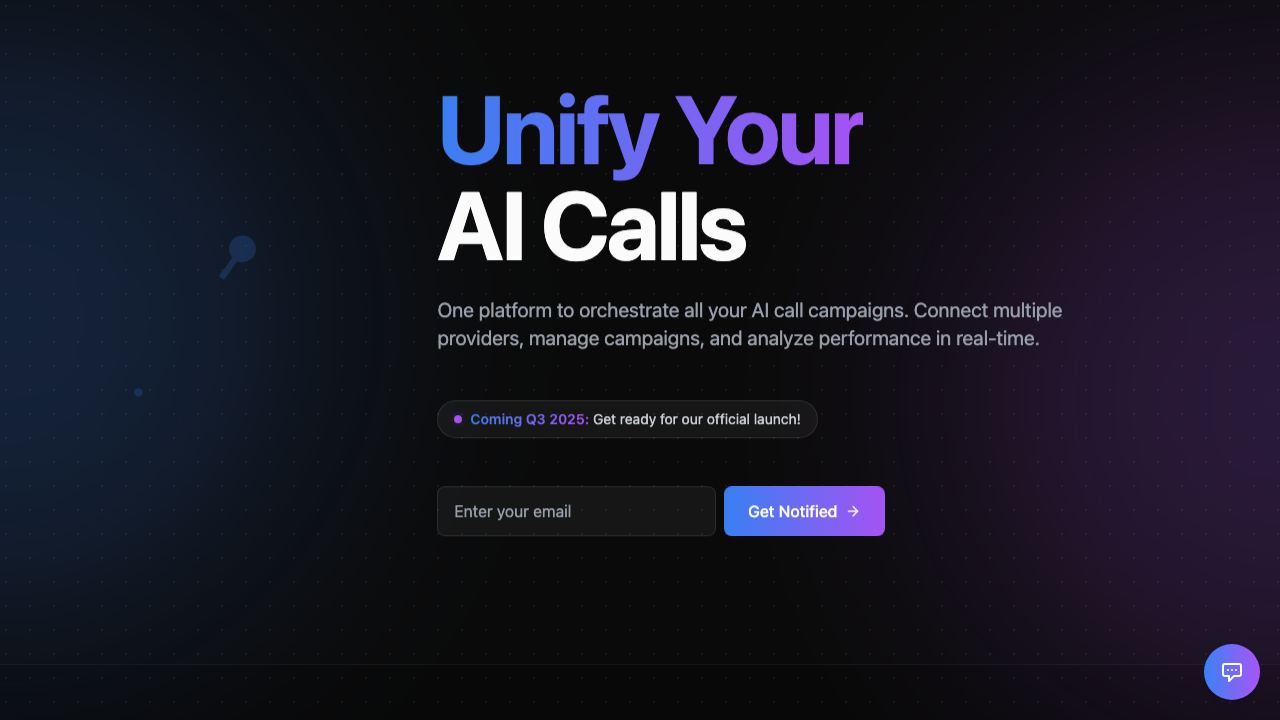 AI Call Campaigns 网站截图
