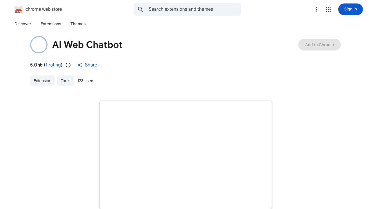 AI Web Chatbot 网站截图