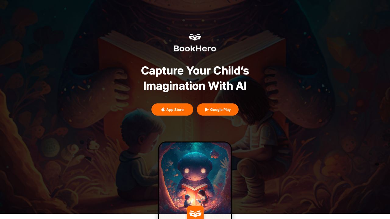 BookHero 网站截图