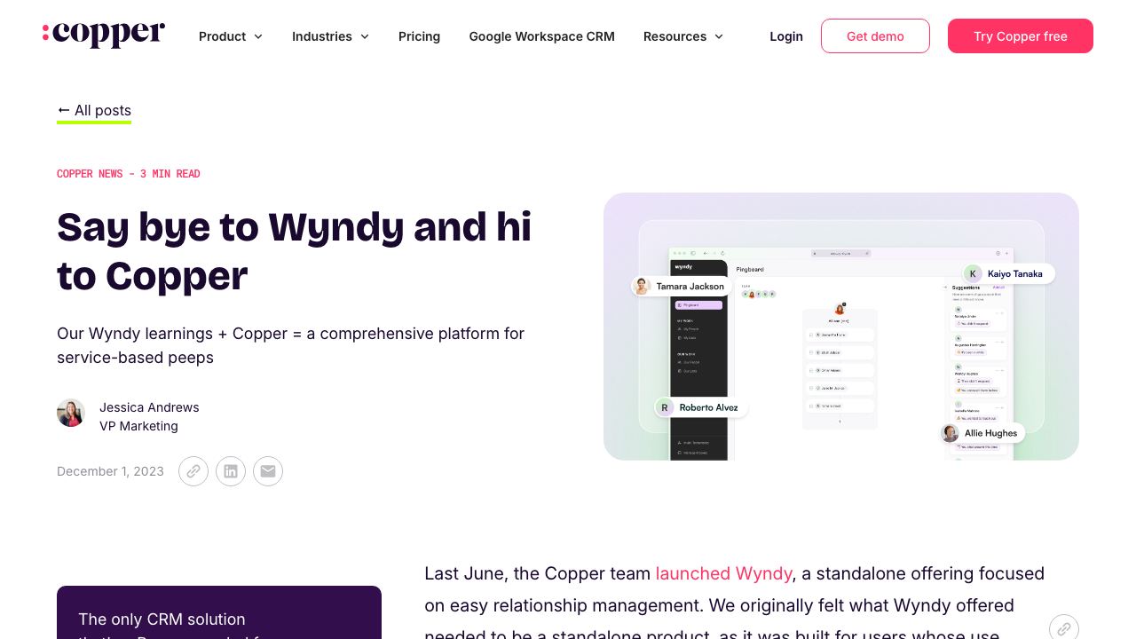 Wyndy 网站截图