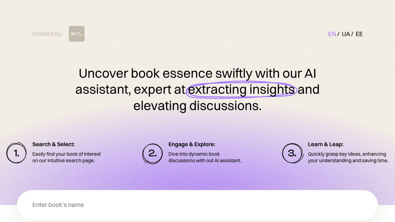 BookNote.AI 网站截图
