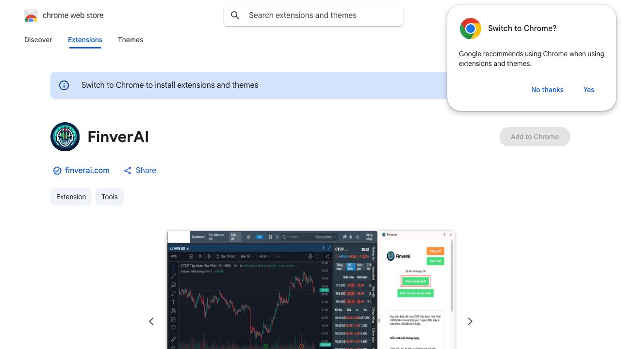 FinverAI 网站截图
