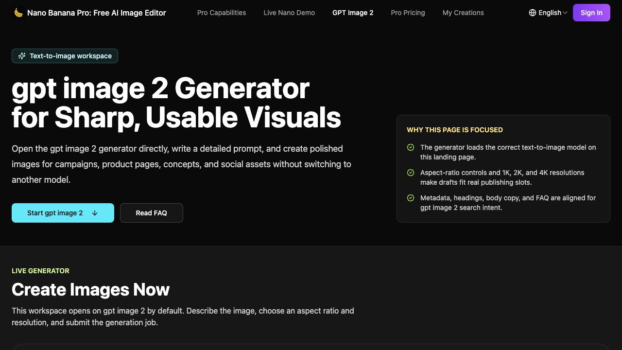 Gpt-Image-2-1 website screenshot