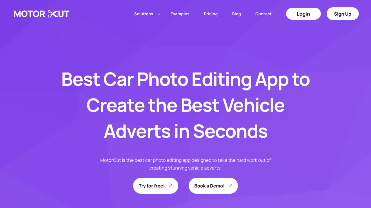Motorcut website screenshot