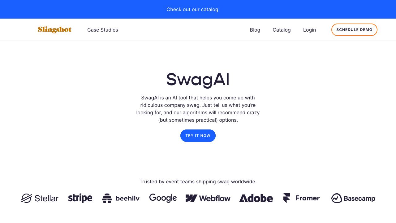 SwagAI 网站截图