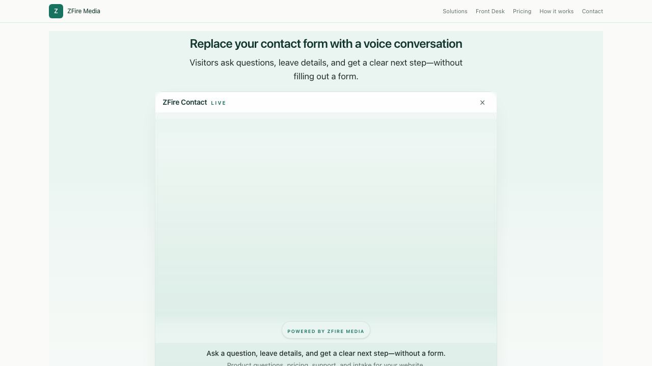 ZBots website screenshot