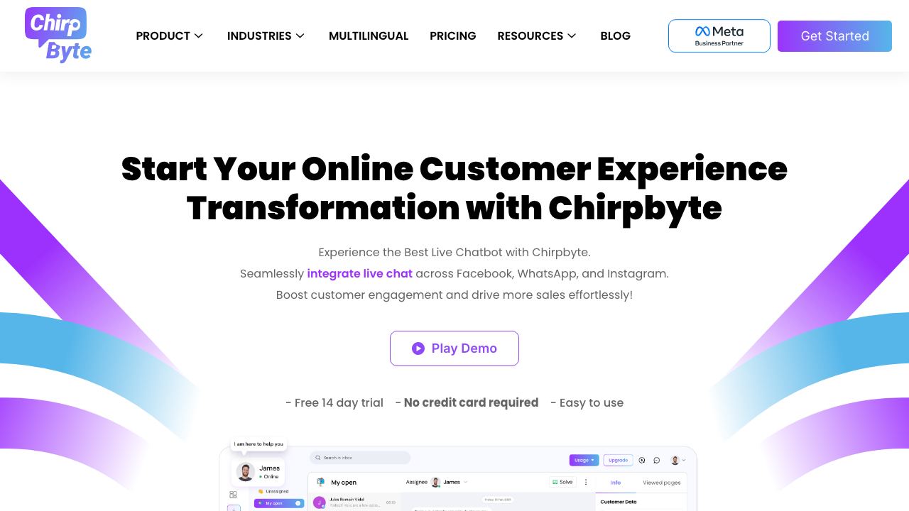 Chirpbyte 网站截图