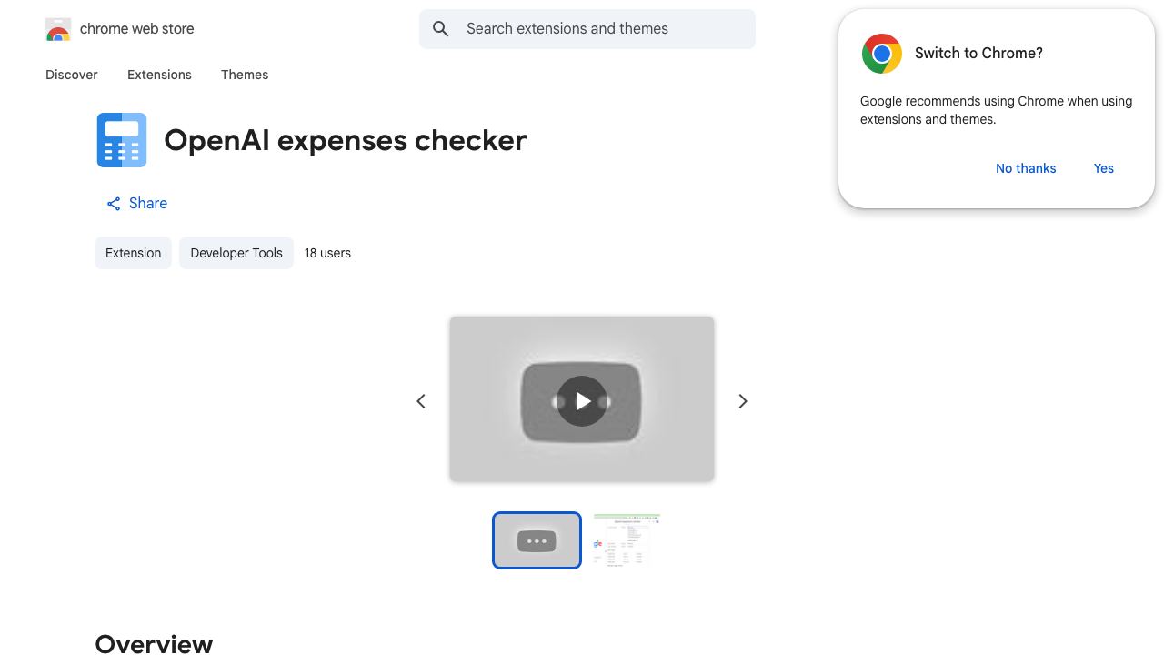 OpenAI expenses checker 网站截图