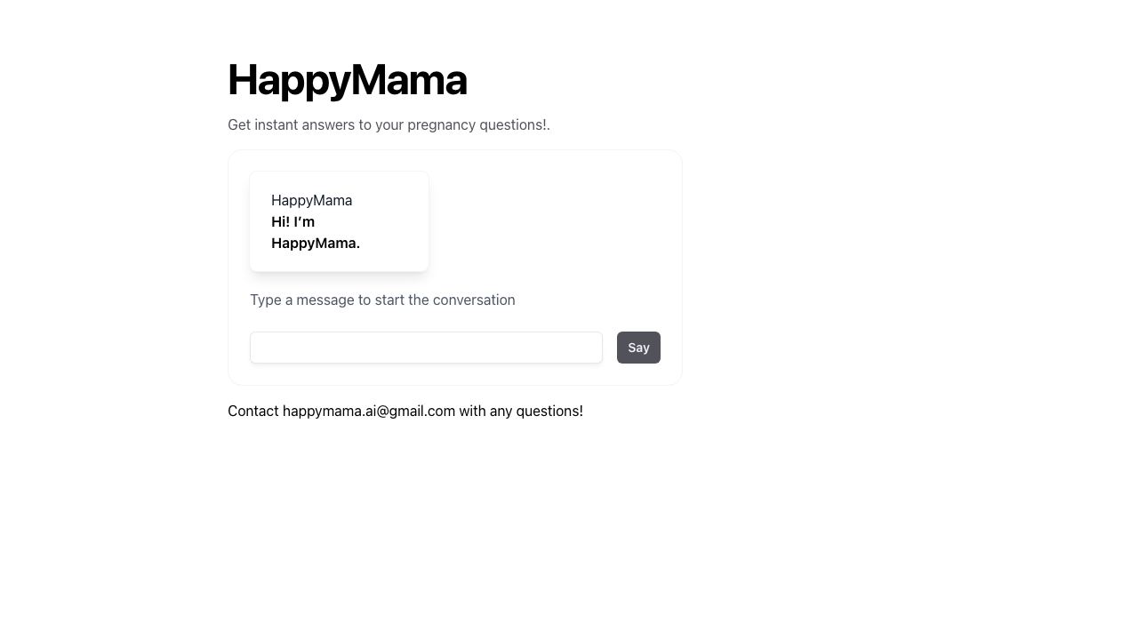 Happy Mama 网站截图