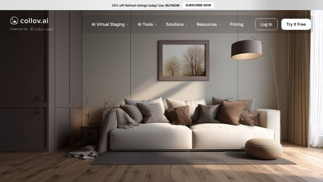 Real-Time Design By Collov 网站截图