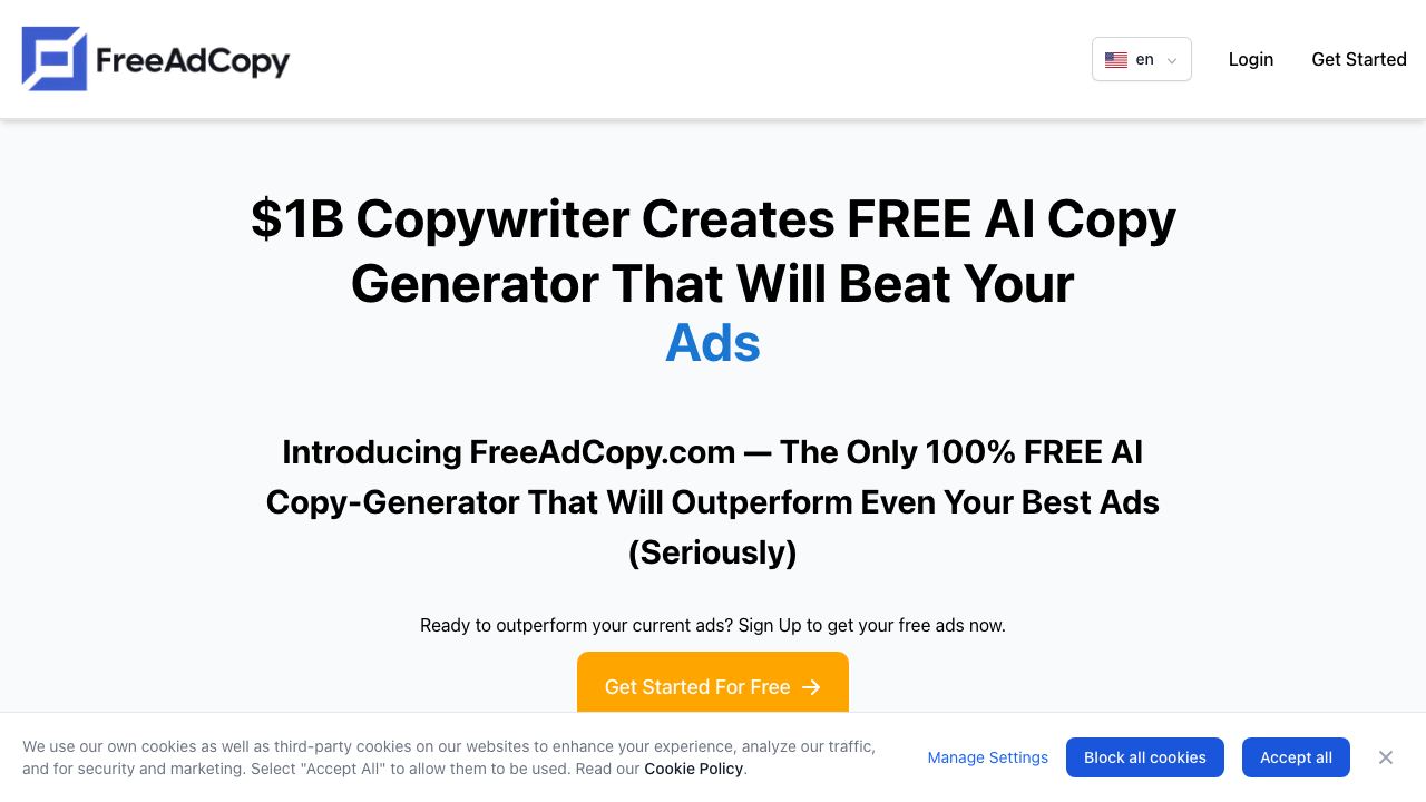 freeadcopy.com 网站截图