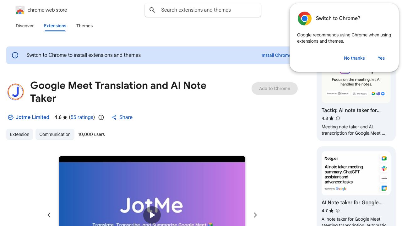 Translate, Transcribe, and Summarize Japanese & English Meetings website screenshot