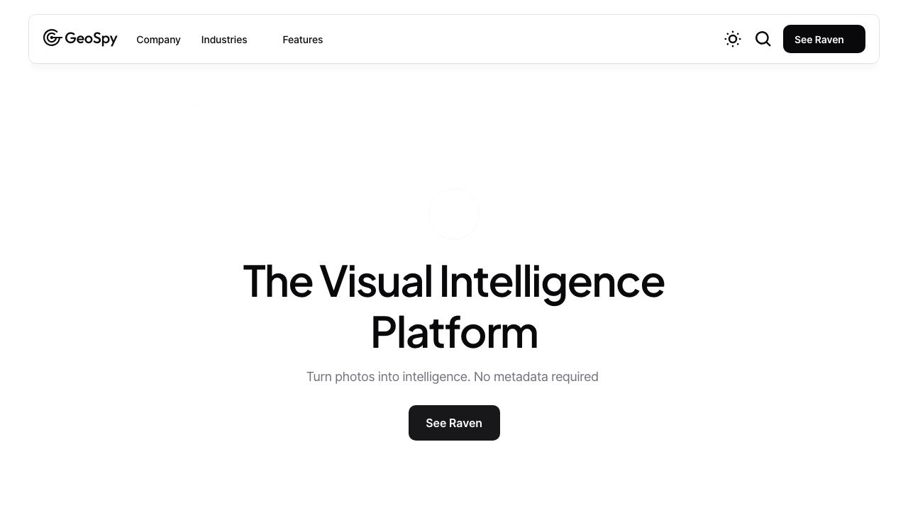 GeoSpy.ai website screenshot