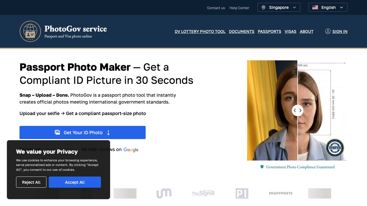 PhotoGov 网站截图
