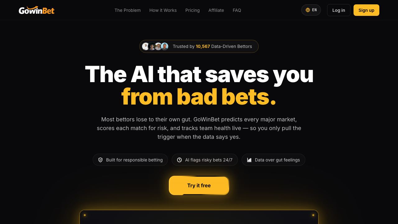 GoWinBet 网站截图