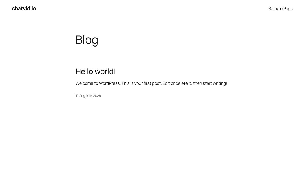 Chatvidio 网站截图