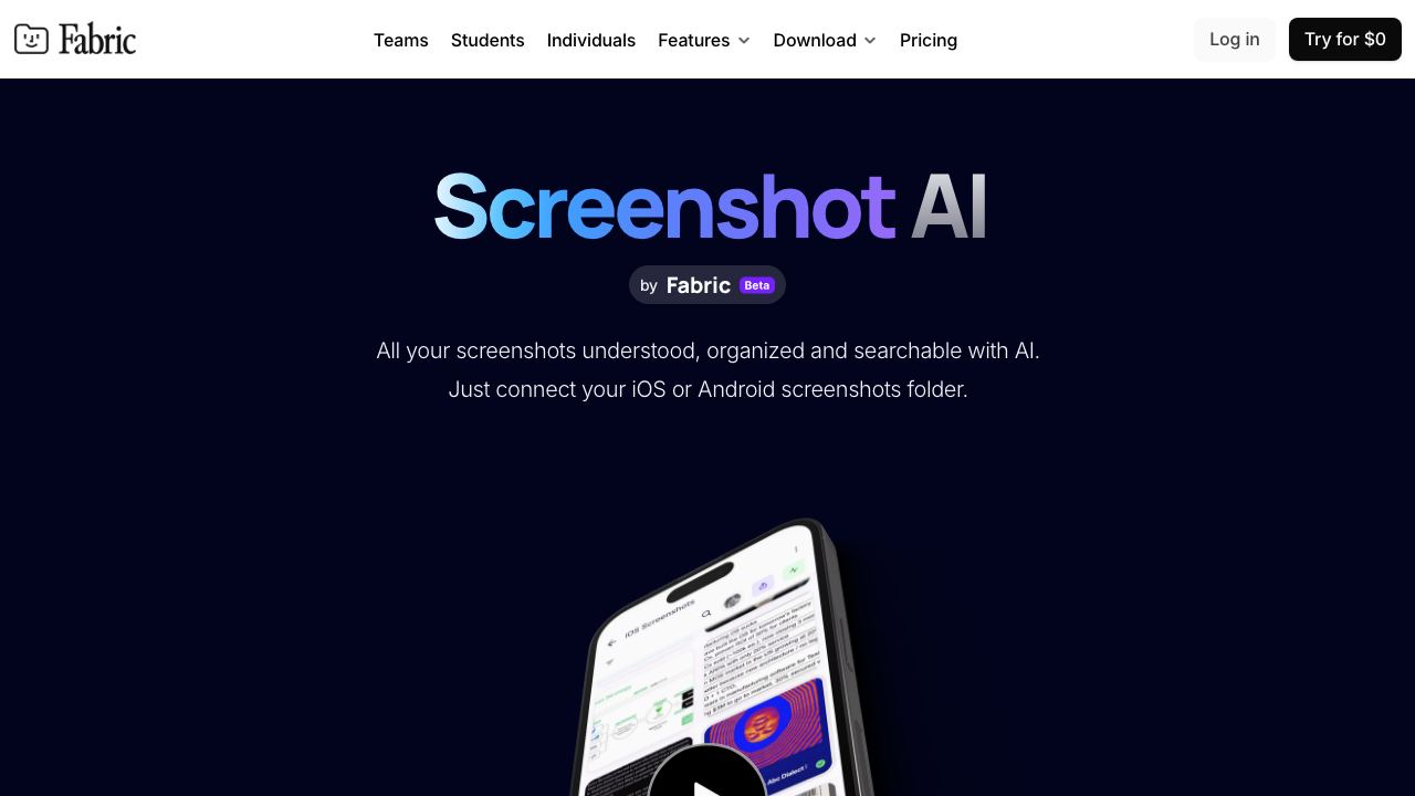 ScreenshotAI 网站截图
