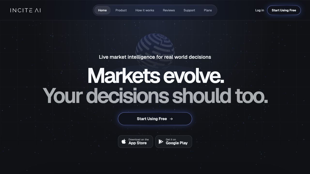 Incite Advisor website screenshot