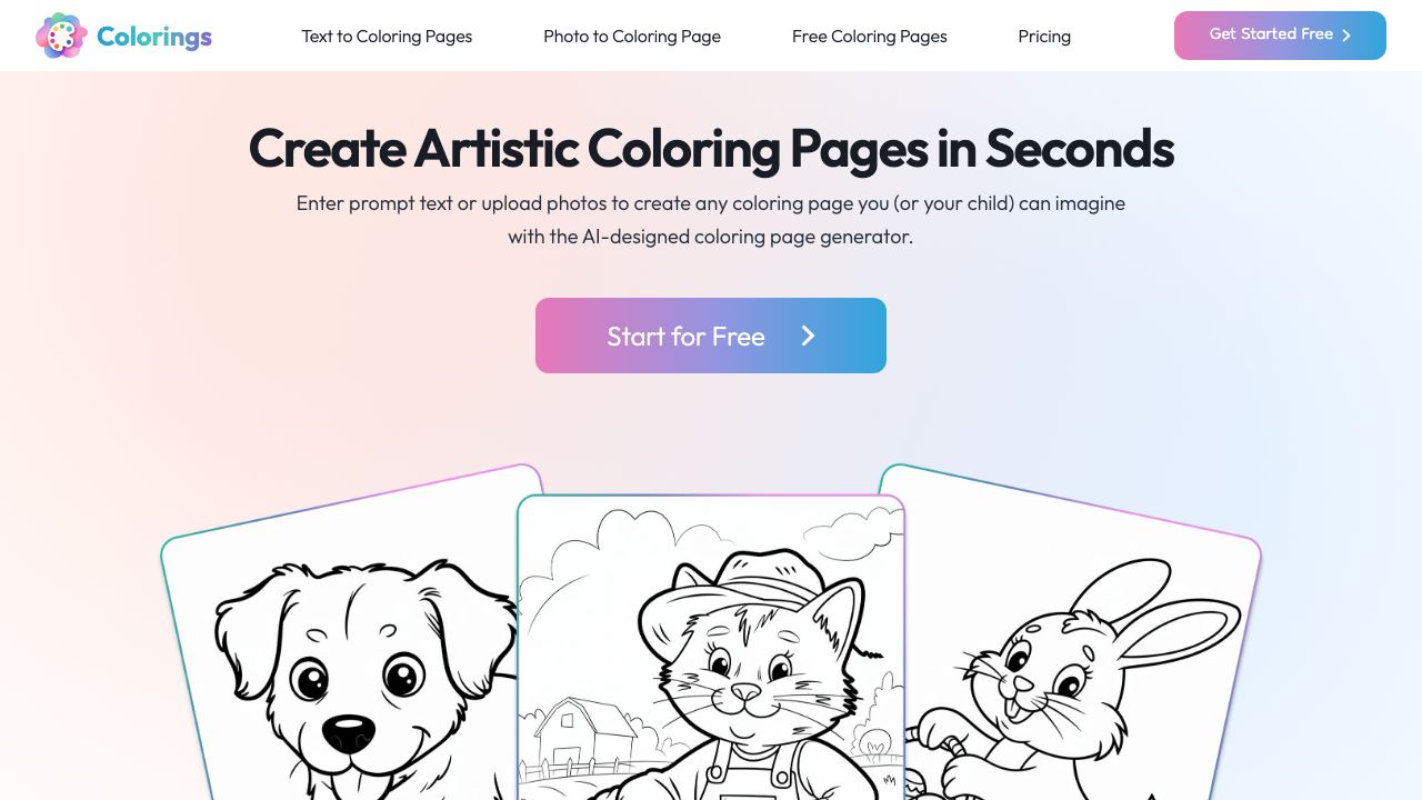 Colorings 网站截图
