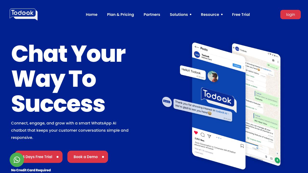 Todook Bot 网站截图