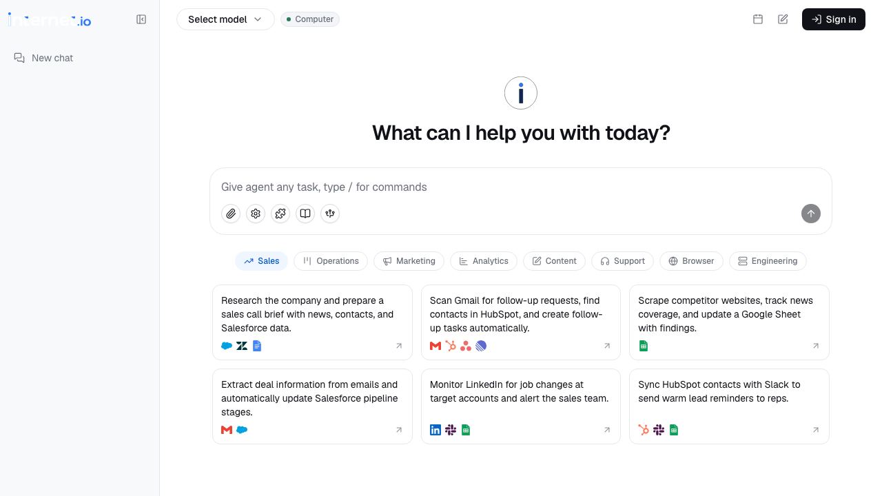 Internet.io 网站截图