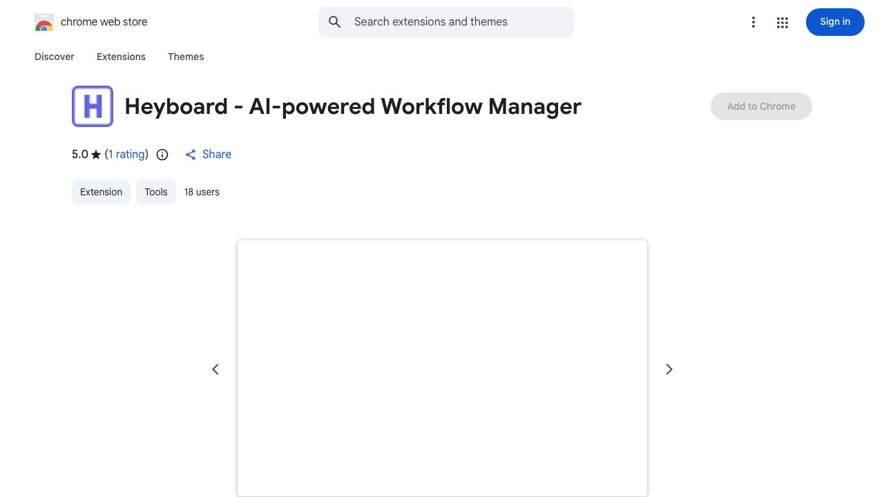 Heyboard: Your AI-Powered Personal Workspace website screenshot
