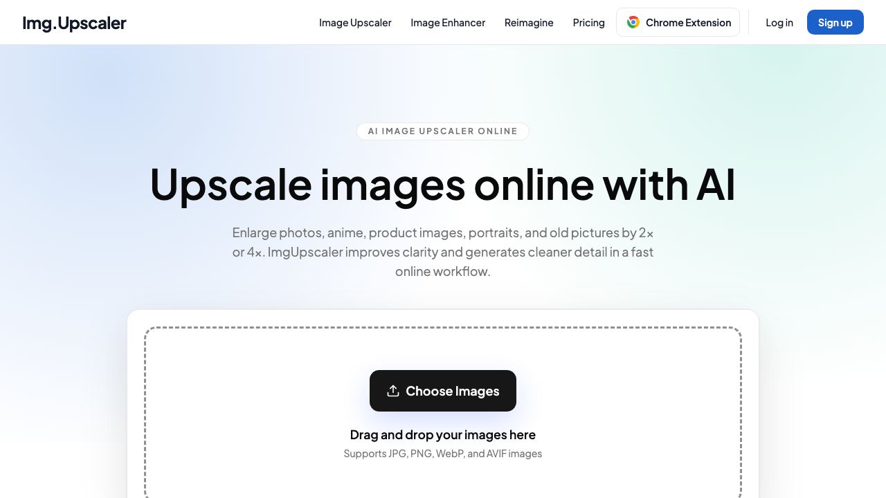 Img Upscaler 网站截图