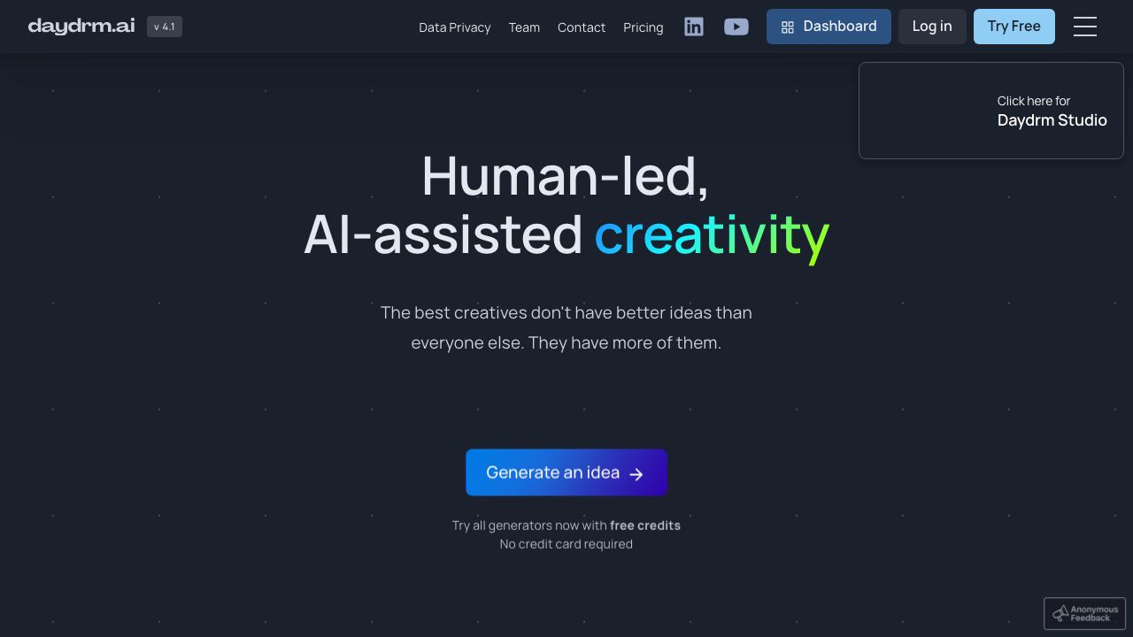 Daydrm.ai 网站截图