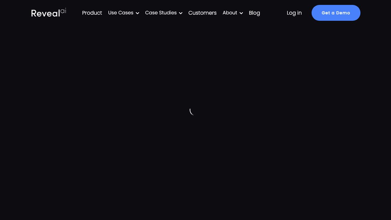RevealAI website screenshot