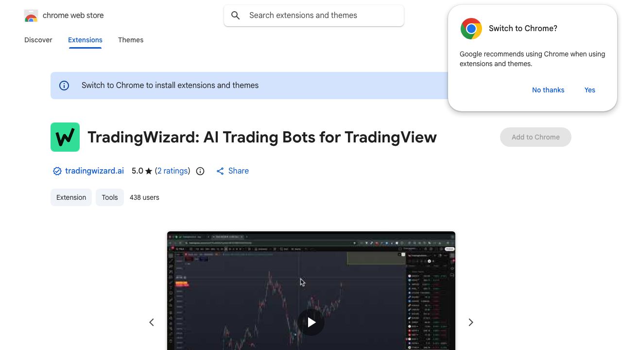 Kai: 1-Click In-Depth TradingView Analytics for Crypto, Stocks & Forex. website screenshot