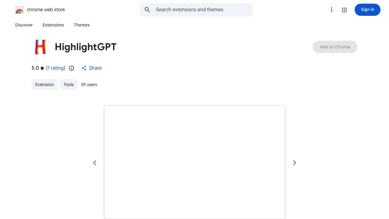 HighlightGPT 网站截图