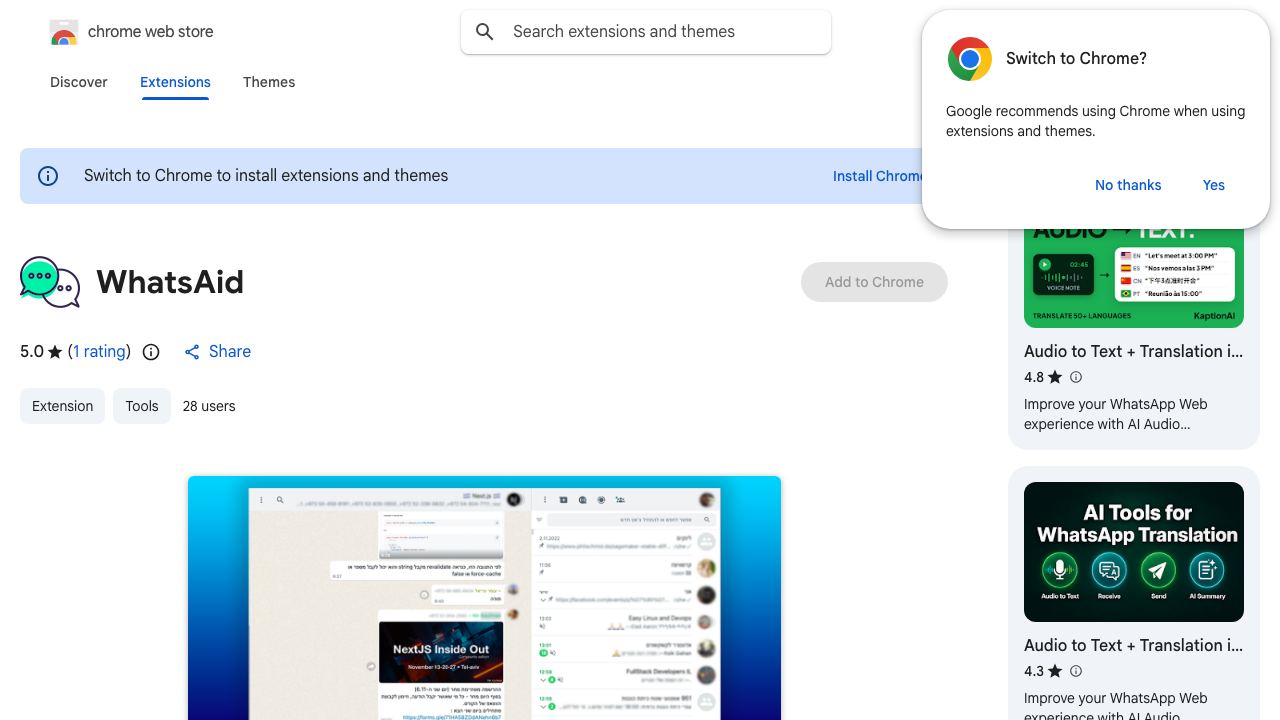 WhatsAid website screenshot