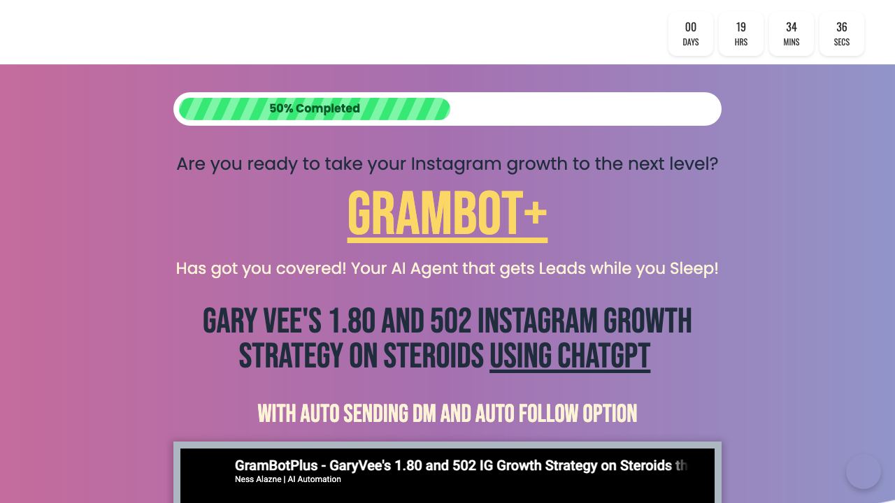 GramBotPlus 网站截图