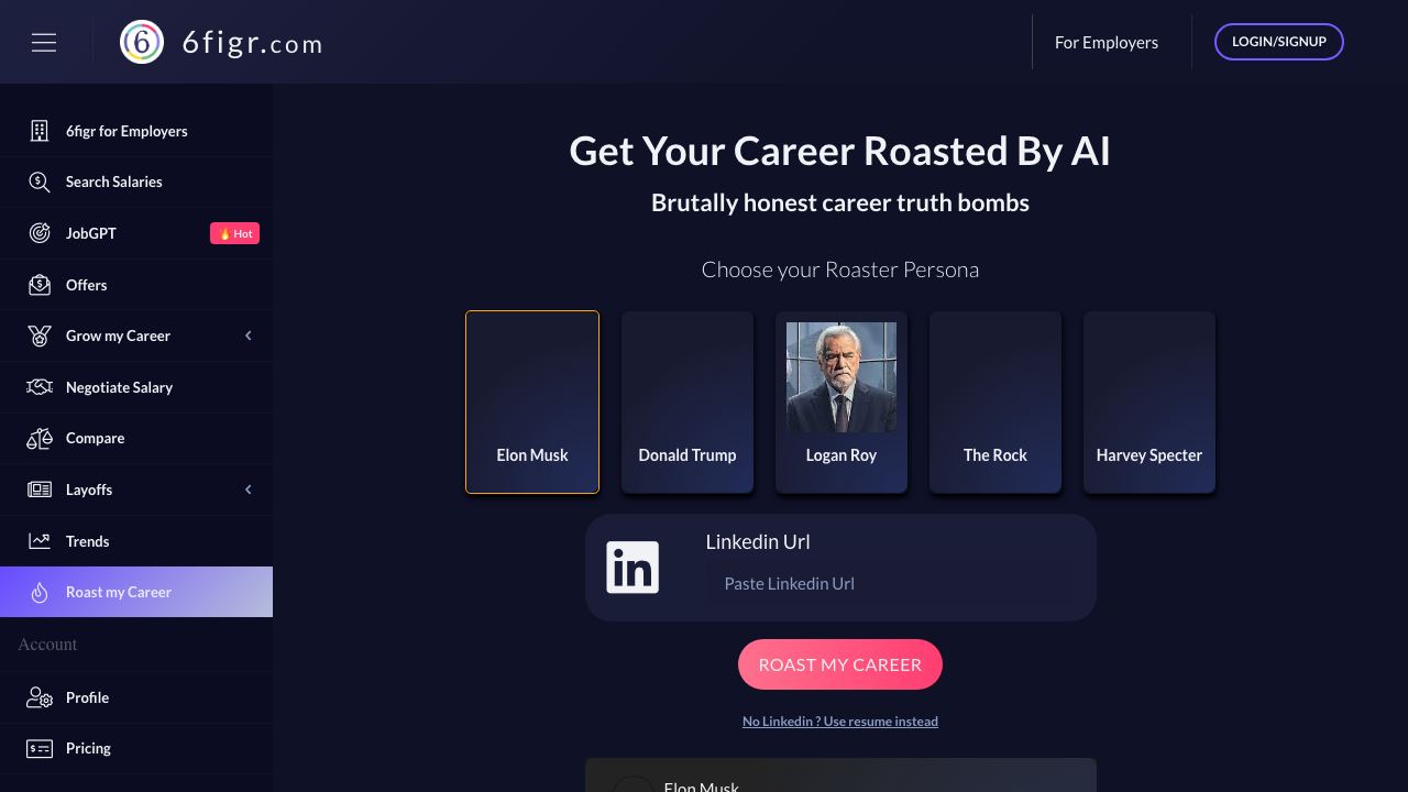 6figr website screenshot