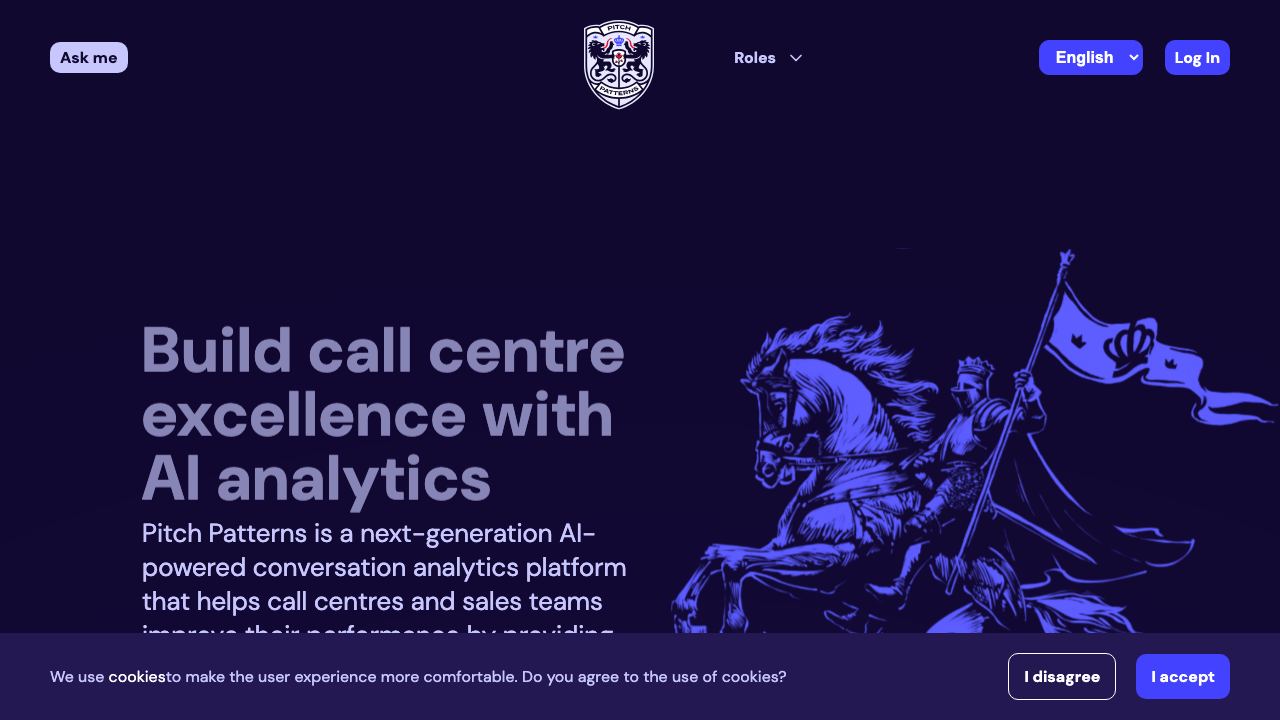 Pitch Patterns website screenshot