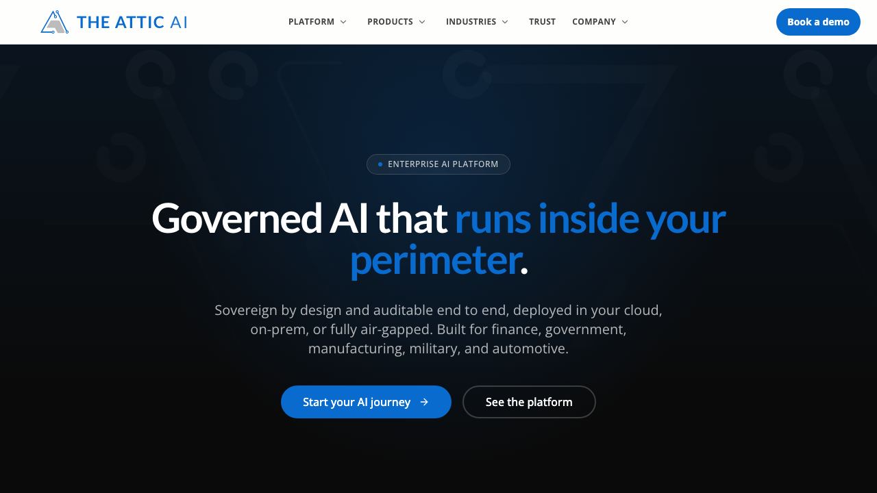The Attic AI 网站截图