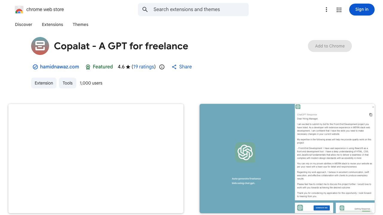 Upwork GPT website screenshot