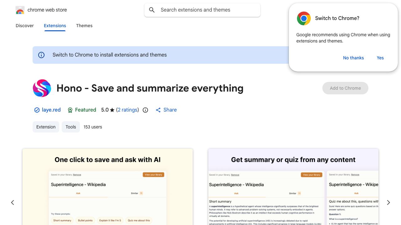 Summarize everything 网站截图