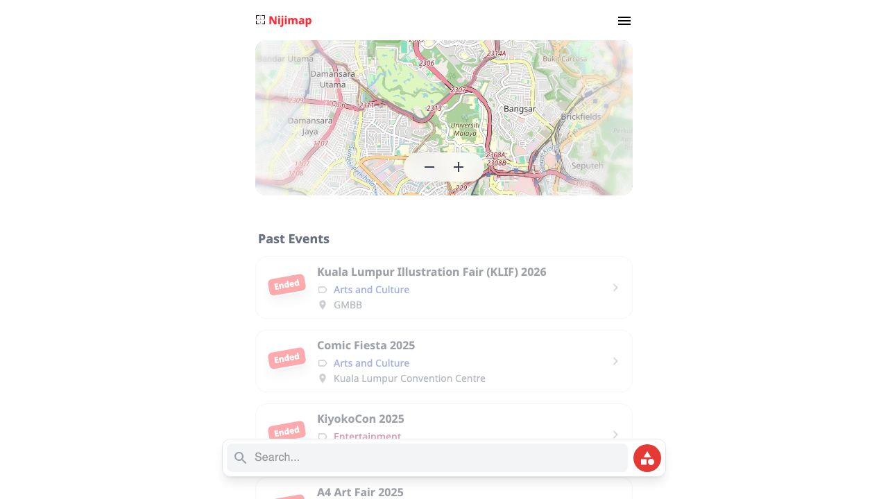 Nijimap 网站截图