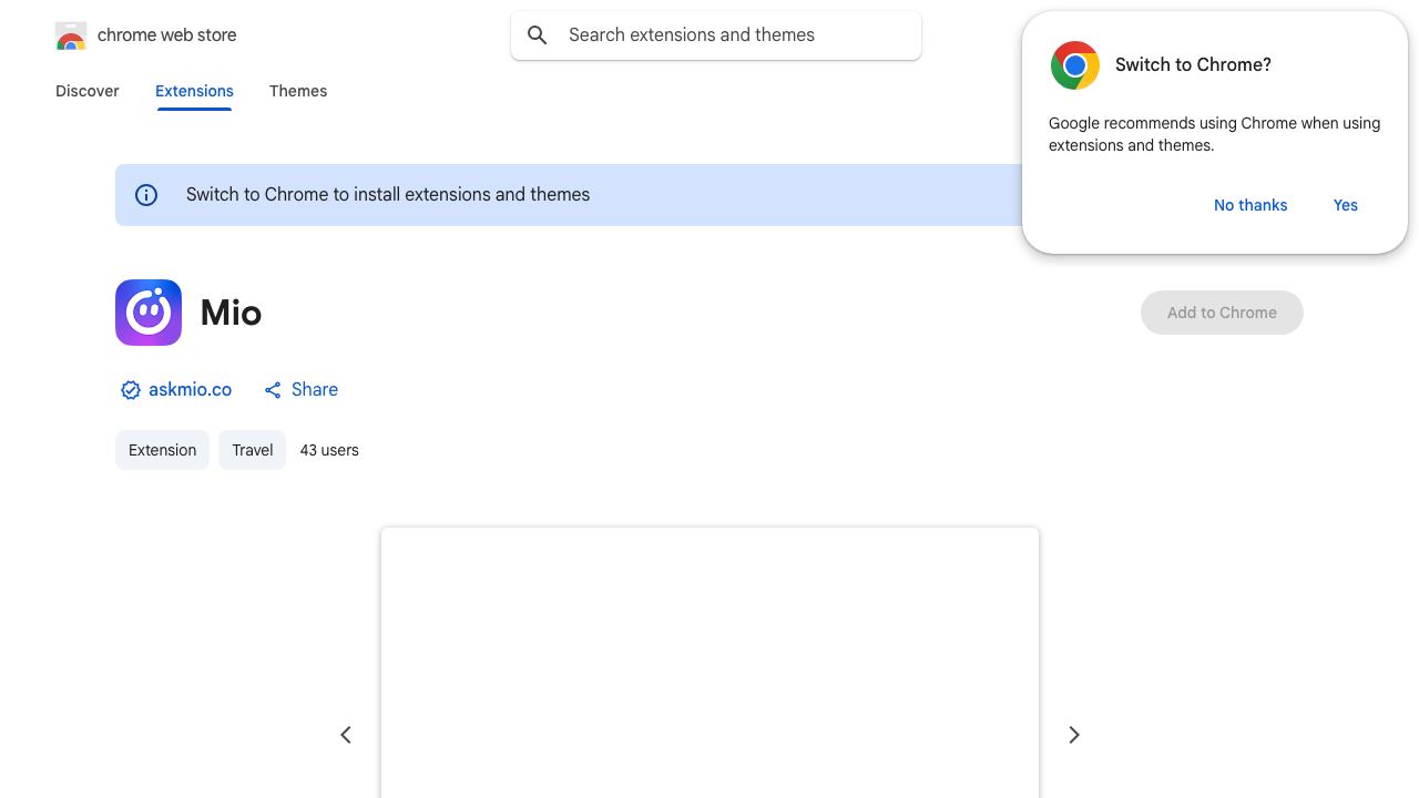 Mio 网站截图