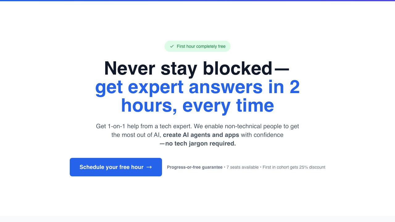 AI Builder Buddy 网站截图